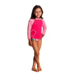 Funkita - Stare Bare - Toddler Girls Zippy Rash Vest -Funky Trunks Store funkita stare bare zippy rash vest toddler girls 2