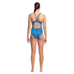 Funkita - Strike It Lucky - Ladies Diamond Back One Piece -Funky Trunks Store funkita strike it lucky diamond back ladies one piece swimsuit 3