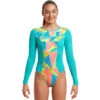 Funkita - Summer Sails - Girls Long Life Flyer One Piece -Funky Trunks Store funkita summer sails girls long life flyer one piece 1