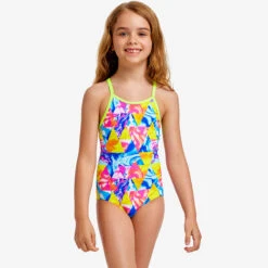 Funkita - Swirl Stopper - Toddler Girls Printed One Piece -Funky Trunks Store funkita swirl stopper toddler girls printed one piece 4