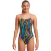 Funkita - Tiger Town - Girls Single Strap One Piece -Funky Trunks Store funkita tiger town girls single strap one piece 1
