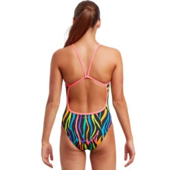 Funkita - Tiger Town - Girls Single Strap One Piece -Funky Trunks Store funkita tiger town girls single strap one piece 3
