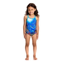 Funkita - Fantasy Reef - Toddelrs Printed One Piece -Funky Trunks Store funkita toddelrs swimwear fantasy reef single strap one piece 5