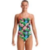 Funkita - Tropic Rocket - Girls Tie Me Tight One Piece 1 Funkita - Tropic Rocket - Girls Tie Me Tight One Piece -Funky Trunks Store funkita tropic rocket girls tie me tight one piece 1