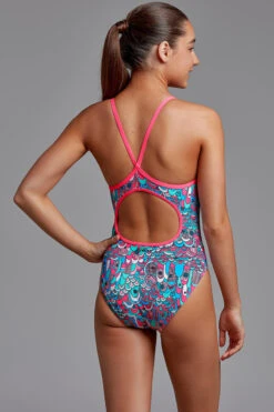 Funkita - West Wing - Girls Diamond Back One Piece -Funky Trunks Store funkita west wing girls diamond back one piece 5