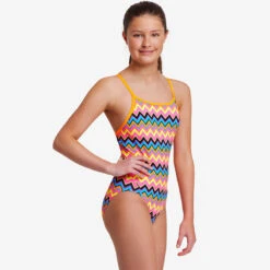 Funkita - Ziggy Pop - Girls Diamond Back One Piece -Funky Trunks Store funkita ziggy pop girls diamond back one piece 5
