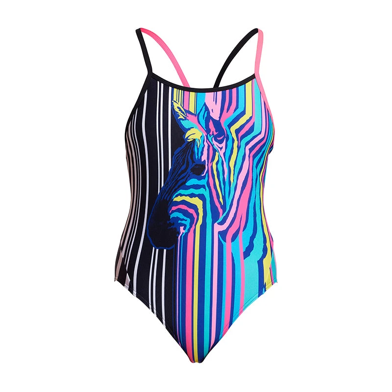 Funkita - Zorse Code - Girls Diamond Back One Piece 4 Funkita - Zorse Code - Girls Diamond Back One Piece - Image 2