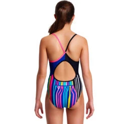 Funkita - Zorse Code - Girls Diamond Back One Piece 9 Funkita - Zorse Code - Girls Diamond Back One Piece -Funky Trunks Store funkita zorse code girls diamond back one piece 3