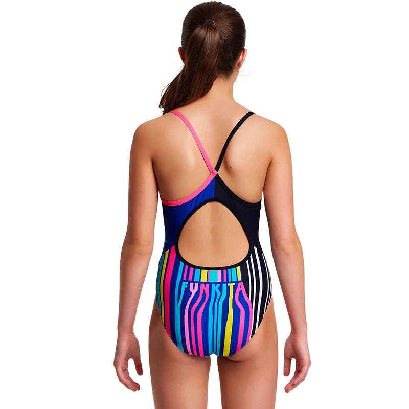 Funkita - Zorse Code - Girls Diamond Back One Piece 5 Funkita - Zorse Code - Girls Diamond Back One Piece - Image 3