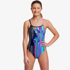 Funkita - Zorse Code - Girls Diamond Back One Piece 11 Funkita - Zorse Code - Girls Diamond Back One Piece -Funky Trunks Store funkita zorse code girls diamond back one piece 5