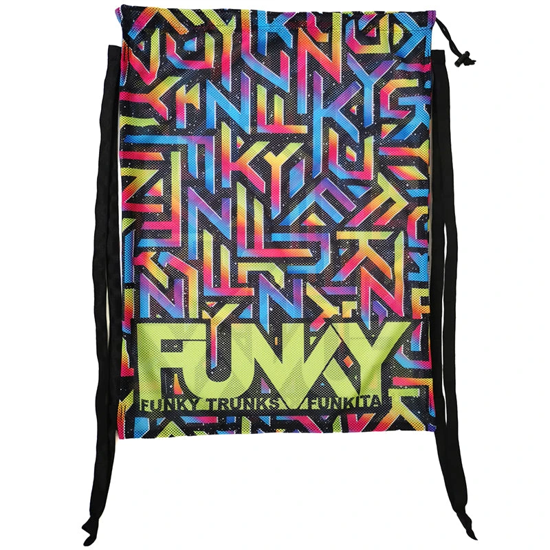 Funky - Brand Galaxy - Mesh Gear Bag 3 Funky - Brand Galaxy - Mesh Gear Bag