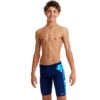 Funky Trunks - Bashed Blue - Boys Training Jammers -Funky Trunks Store funky trunks bashed blue boys training jammers 1