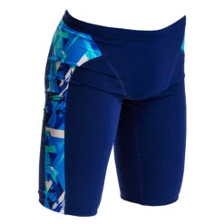 Funky Trunks - Bashed Blue - Boys Training Jammers -Funky Trunks Store funky trunks bashed blue boys training jammers 3