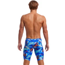 Funky Trunks - Battle Blue - Mens Training Jammers -Funky Trunks Store funky trunks battle blue mens training jammers 3