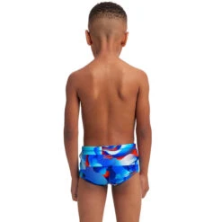 Funky Trunks - Battle Blue - Toddler Boys Printed Trunks -Funky Trunks Store funky trunks battle blue toddler boys printed trunks 3