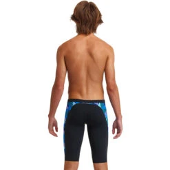 Funky Trunks - Blue Bars - Boys Training Jammers -Funky Trunks Store funky trunks blue bars boys training jammers 3