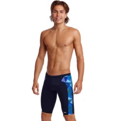 Funky Trunks - Blue Bars - Mens Training Jammers -Funky Trunks Store funky trunks blue bars mens training jammers 4