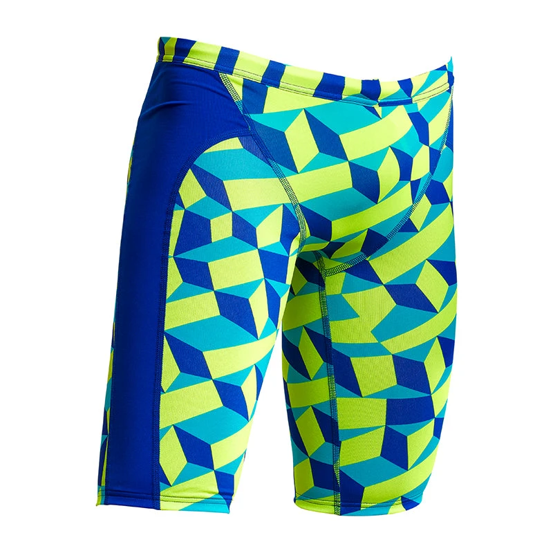 Funky Trunks - Blue Blockers - Boys Training Jammers 5 Funky Trunks - Blue Blockers - Boys Training Jammers - Image 3