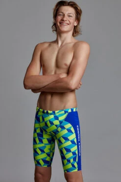 Funky Trunks - Blue Blockers - Boys Training Jammers 14 Funky Trunks - Blue Blockers - Boys Training Jammers -Funky Trunks Store funky trunks blue blockers boys training jammers 6