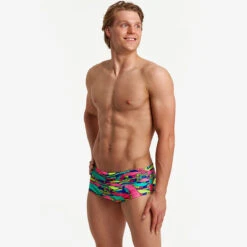 Funky Trunks - Bright Bergs - Mens Eco Sidewinder Trunks -Funky Trunks Store funky trunks bright bergs mens eco sidewinder trunks 4