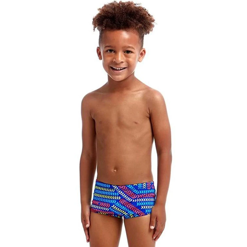 Funky Trunks - Chain Reaction - Toddler Boys Printed Trunks 3 Funky Trunks - Chain Reaction - Toddler Boys Printed Trunks