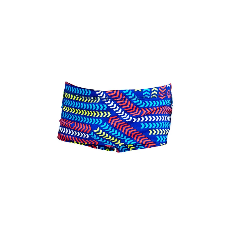 Funky Trunks - Chain Reaction - Toddler Boys Printed Trunks 4 Funky Trunks - Chain Reaction - Toddler Boys Printed Trunks - Image 2