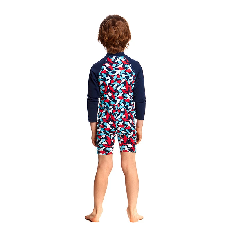 Funky Trunks - Feeding Frenzy Toddlers Go Jump Suit 5 Funky Trunks - Feeding Frenzy Toddlers Go Jump Suit - Image 3