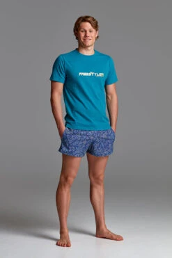 Funky Trunks - Golden Freestyler - Mens Crew Neck T-shirt -Funky Trunks Store funky trunks golden freestyler mens crew neck t shirt 4