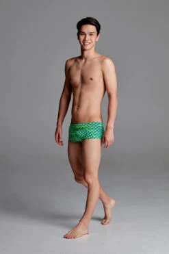 Funky Trunks - Green Gator Boys Classic Trunks -Funky Trunks Store funky trunks green gator mens classic trunks 4