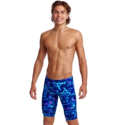 Funky Trunks - Leaf Laser - Mens Training Jammers -Funky Trunks Store funky trunks leaf laser mens training jammers 4