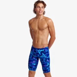 Funky Trunks - Leaf Laser - Mens Training Jammers -Funky Trunks Store funky trunks leaf laser mens training jammers 5