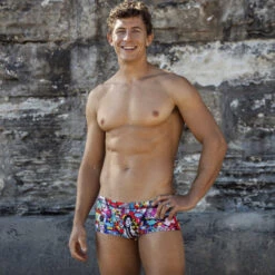 Funky Trunks - Heads Of State Mens Classic Trunks -Funky Trunks Store funky trunks mens swimwear heads of state classic trunks 3