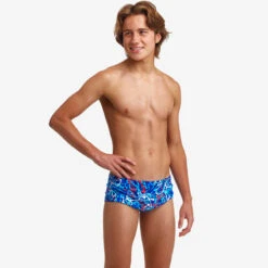 Funky Trunks - Mr Squiggle - Boys Sidewinder Trunks -Funky Trunks Store funky trunks mr squiggle boys sidewinder trunks 4