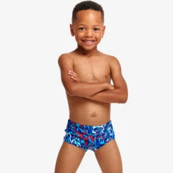 Funky Trunks - Mr Squiggle - Toddlers Boys Printed Trunks -Funky Trunks Store funky trunks mr squiggle toddlers boys printed trunks 4