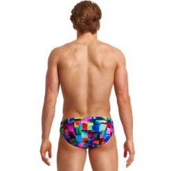 Funky Trunks - Patch Panels - Mens Classic Briefs -Funky Trunks Store funky trunks patch panels mens classic briefs 3