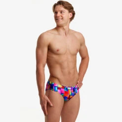 Funky Trunks - Patch Panels - Mens Classic Briefs -Funky Trunks Store funky trunks patch panels mens classic briefs 4