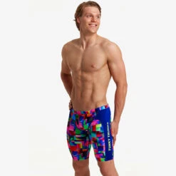 Funky Trunks - Patch Panels - Mens Training Jammers -Funky Trunks Store funky trunks patch panels mens training jammers 6