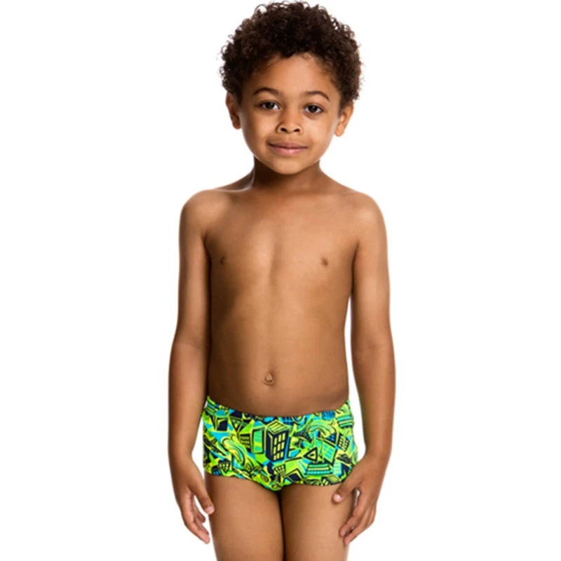 Funky Trunks - Petrol Pants Toddler Boys Trunks 6 Funky Trunks - Petrol Pants Toddler Boys Trunks - Image 4