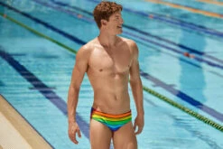 Funky Trunks - Rainbow Racer - Men's Classic Briefs -Funky Trunks Store funky trunks rainbow racer mens classic briefs 4