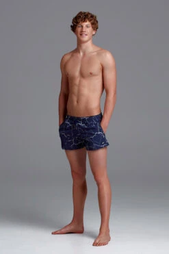 Funky Trunks - Silver Lining - Mens Shorty Shorts -Funky Trunks Store funky trunks silver lining mens shorty shorts 4
