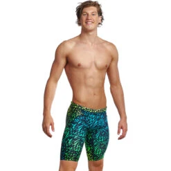 Funky Trunks - Spraying Alive - Mens Training Jammers -Funky Trunks Store funky trunks spraying alive mens training jammers 5