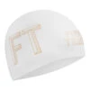 Funky Trunks - Stencilled White Seamless Silicon Swimming Cap -Funky Trunks Store funky trunks stencilled white seamless silicon swimming cap 1