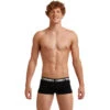 Funky Trunks - Still Black Mens Underwear Trunks 2 Funky Trunks - Still Black Mens Underwear Trunks -Funky Trunks Store funky trunks still black mens underwear 1