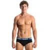 Funky Trunks - Still Black - Mens Underwear Briefs -Funky Trunks Store funky trunks still black mens underwear briefs 1