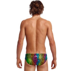Funky Trunks - Sunset West - Mens Eco Classic Briefs -Funky Trunks Store funky trunks sunset west mens eco classic briefs 3