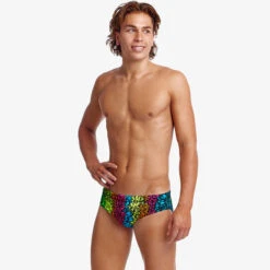 Funky Trunks - Sunset West - Mens Eco Classic Briefs -Funky Trunks Store funky trunks sunset west mens eco classic briefs 4