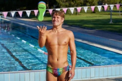 Funky Trunks - Sunset West - Mens Eco Classic Briefs -Funky Trunks Store funky trunks sunset west mens eco classic briefs 7