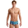 Funky Trunks - Swan Song - Mens Eco Classic Trunks -Funky Trunks Store funky trunks swan song mens eco classic trunks 1
