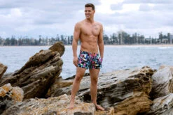 Funky Trunks - Test Signal Mens Shorty Shorts -Funky Trunks Store funky trunks test signal shorty shorts mens 5