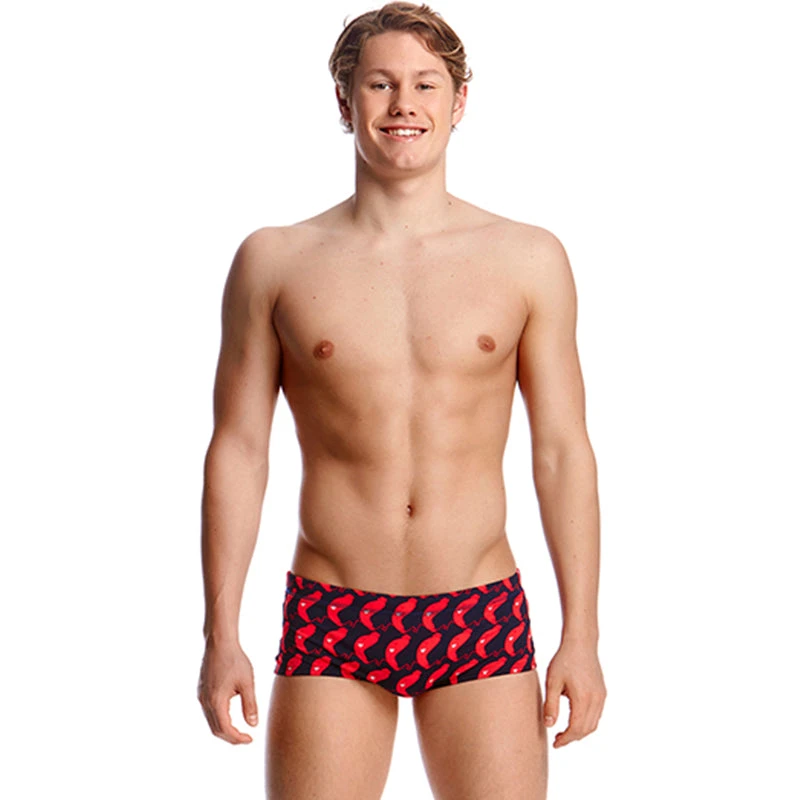 Funky Trunks - The Great Sausage Run Mens Plain Front Trunks 3 Funky Trunks - The Great Sausage Run Mens Plain Front Trunks